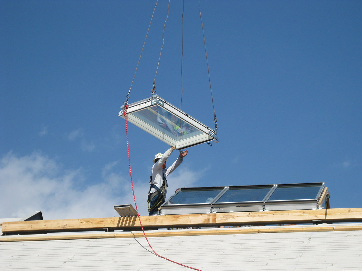 Modular skylight installation